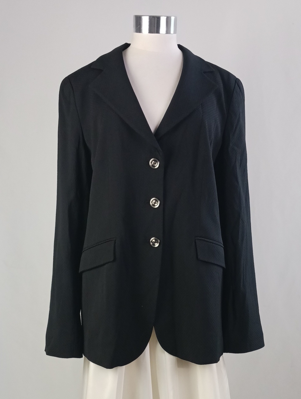 ARMANI COLLEZIONI BLK VTG BLAZER JACKET.